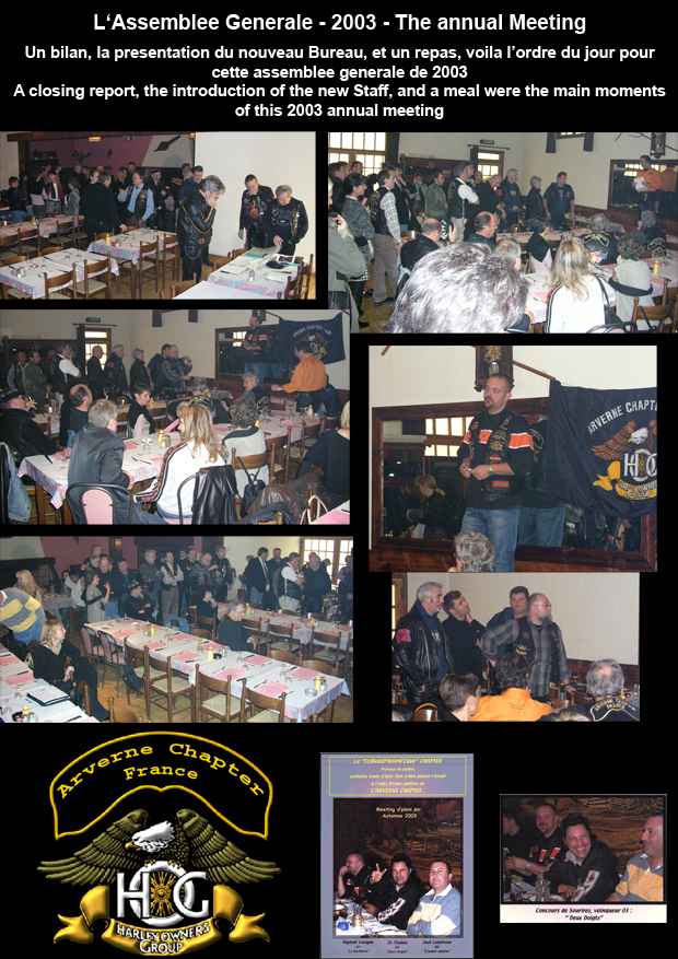 Assemblee Generale - 2003 - Annual Meeting