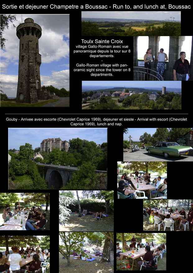 Boussac - Run and lunch - Sortie et dejeuner
