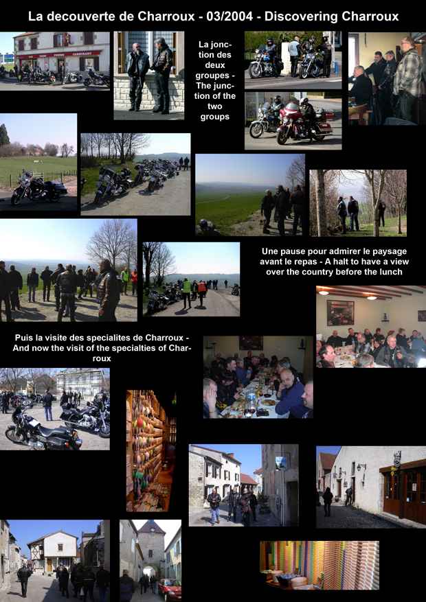 la decouverte de Charroux - 03/2004 - discovery of Charroux