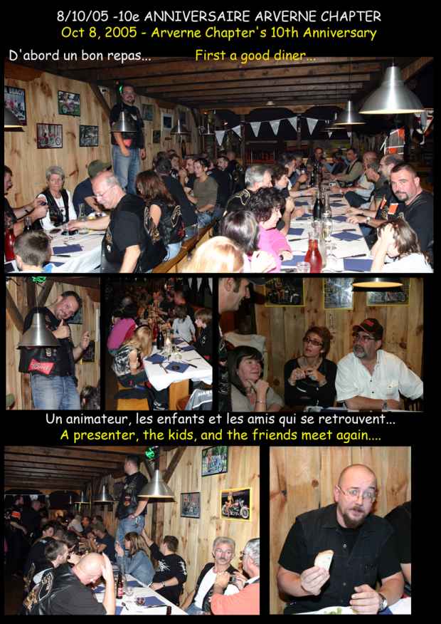 10th Anniversary Arverne Chapter France 9320 @ Riom
